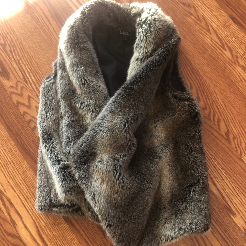Lisa International Faux Fur Vest